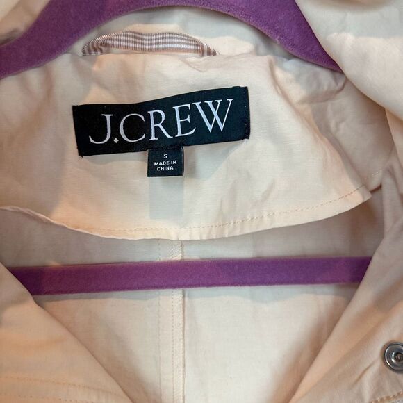 J.Crew Perfect Lightweight Jacket Soft Champagne Light Blush Pink Size S - Picture 8 of 15